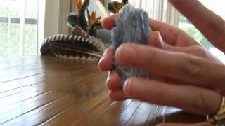 Crystal Healing with Blue Kyanite [upl. by Akiria]