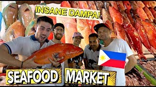 Best SEAFOOD MARKET PH🇵🇭 FILIPINOS will COOK IT FOR US Kain Tayo 🤤 [upl. by Belayneh]