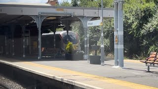 Train departing and Braintree train waiting to leave Witham  23062024 [upl. by Darnall]