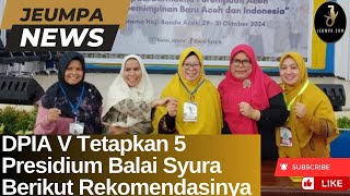 Duek Pakat Inong Aceh V tetapkan 5 Presidium Balai Syura Berikut rekomendasinya [upl. by Adnopoz]