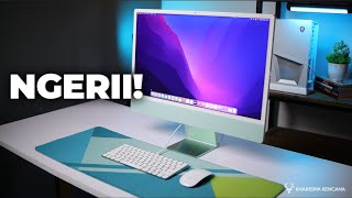 REVIEW SINGKAT PAKE iMAC BEDA JAUHHH  iMAC 24 MJV83ID [upl. by Irrehc517]