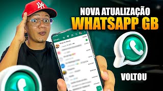 ✅VOLTOU NOVA ATUALIZAÇÃO WHATSAPP GB ATUALIZADO gbwhatsapp ULTIMA ATUALIZAÇÃO [upl. by Seow]