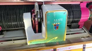 jukeboxhero1 Seeburg V200 Selectomatic High Fidelty Jukebox playing a record [upl. by Atteloiv547]