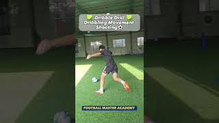 Midfielder Training ⚽️ U15 dribbling Movementfirst touch Finish [upl. by Assadah]