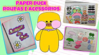 PAPER DUCK  ROUPAS E ACESSÓRIOS  Mostrando tudo o que eu tenho  Paper duck do TikTok [upl. by Drawe]