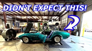 Corvette First Time on a Dyno [upl. by Nwahsid]