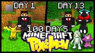 I Spent 100 Days In Minecraft Pixelmon  Minecraft 100 Days Pixelmon Days 113 [upl. by Lannie595]