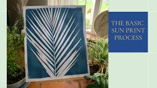 The basic sun print Cyanotype Process [upl. by Nigen87]