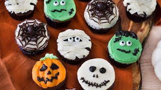 How to Make Halloween Cupcakes [upl. by Leima27]