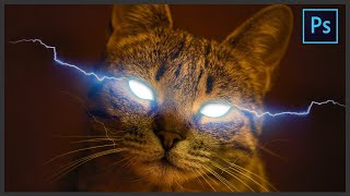 Photoshop Tutorial  Glowing Eyes Photo Effect [upl. by Everick]