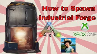 How to Spawn in a Industrial Forge on ark xbox one and PS4 [upl. by Anirrok]