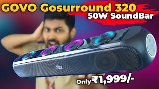 GOVO Gosurround 320  50W Wireless SoundBar  4000 Mah Battery 🔥🔥 [upl. by Fronia]