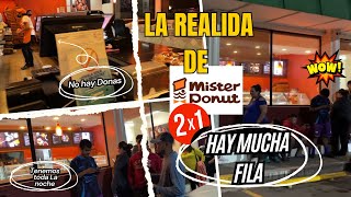 Wow Las Donas 🍩 Al 2x1 Así El Ambiente en Santa Ana Mister Donut 🍩 [upl. by Arymahs26]