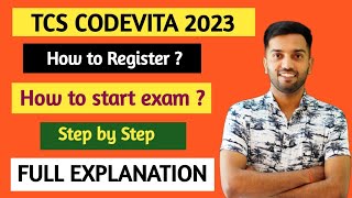 TCS CODEVITA REGISTRATION 2023  Step by step full process of how to register for TCS CodeVita [upl. by Hayn]