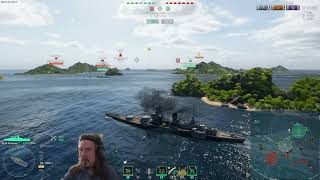 World of Warships  Strasbourg Ranked Battle Domination with 100k Damage and a Kill [upl. by Annawot]