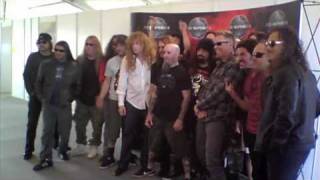 Anthrax Megadeth Slayer amp Metallica The Big 4 shootm4v [upl. by Theresita]