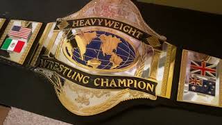 New WWE ShopFanatics Hulk Hogan 86 official belt replica review [upl. by Anerak]