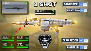 NEW quot2 SHOTquot MG42 Gunsmith its TAKING OVER COD Mobile in Season 10 NEW LOADOUT [upl. by Liatrice]