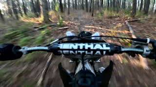 Trail Riding w a GoPro11 on a 2 stroke [upl. by Hannasus]