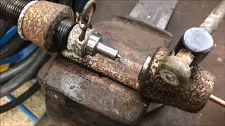 Massey Ferguson 595 brake repair part 4 [upl. by Aizitel]