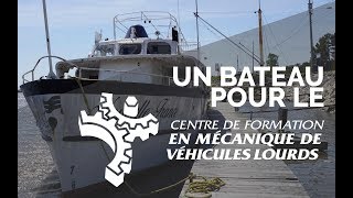 Un bateau pour les élèves de Matelotage du CFMVL [upl. by Meeki]