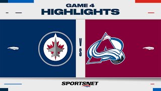 NHL Game 4 Highlights  Jets vs Avalanche  April 28 2024 [upl. by Eelarak784]