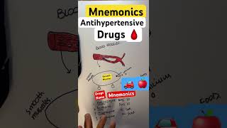 antihypertensive drugs pharmacology mnemonics [upl. by Elad]