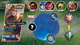 TRY THIS NEW META SEMITANK LANCELOT BUILD FOR EASY RANK UP IN 2024 100 BROKEN😱🔥 [upl. by Nennahs]