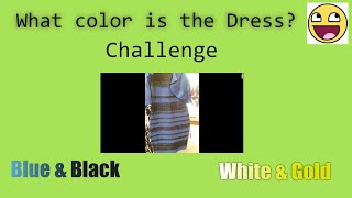 The Dress Color Challenge [upl. by Yenetruoc]