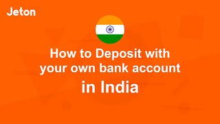 How to deposit with your own bank account in India [upl. by Ahseinod]