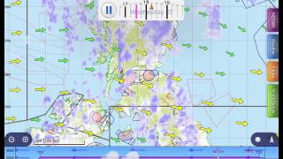 SkyDemon 35 Weather Animation [upl. by Wallie]