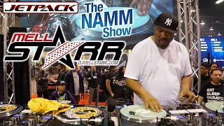 DJ MELL STARR LIVE DJ PERFORMANCE  the JetPackBeat Junkies NAMM 2023 Booth [upl. by Wilbur]