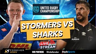 STORMERS VS SHARKS LIVE  URC Live Commentary amp Watchalong [upl. by Ahseyd201]