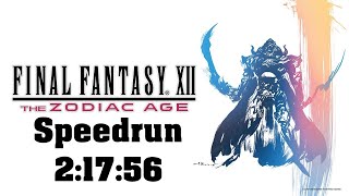 Final Fantasy XII The Zodiac Age any WR Speedrun in 21756 PS5 [upl. by Beaulieu880]