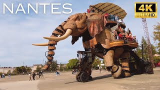 Île de Nantes France  Walking Tour 4k [upl. by Andy516]