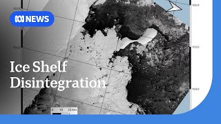 Satellite images reveal disintegration of the CongerGlenzer ice shelf in east Antarctica  ABC News [upl. by Friedland471]