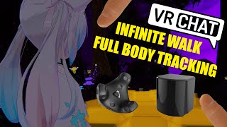 How to walk in full body tracking infinite walk fbt  VRChat [upl. by Kraul]