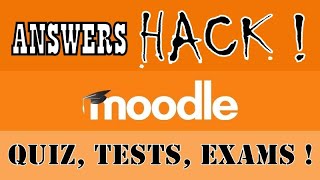 HOW To HACK MOODLE Quiz Tests Exams and find All Kinds of ANSWERS including SUBJECTIVE Online TRICK [upl. by Salene]