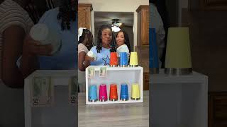 Matching Bottle Challenge challenge moneychallange comepetition family [upl. by Atterys]