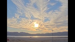 Nuuk Airport Sept 2024 construction timelapse 4 days clouds [upl. by Odrareg]