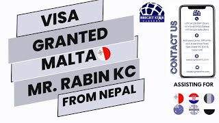 Rabin KC Visa Granted for Malta as CHEF from Brightstar Human Resources Consultancies Dubai [upl. by Fasta]