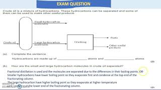 Fractional distillation exam practice [upl. by Welford]