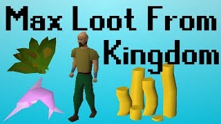 OSRS MAXED Loot From Kingdom Management [upl. by Seve]