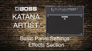 Boss  Katana Artist  Part 2  Effects settings [upl. by Ronnholm]