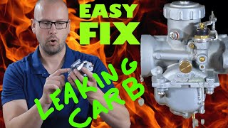 How To Fix a Leaking Carburetor [upl. by Staw]