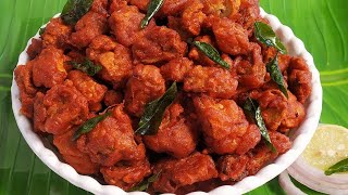 காளான் சில்லி மசாலா உதிராமல் இருக்க Secret TipsMushroom 65 RecipeKalan Chilli Recipe in Tamil [upl. by Oiramat]