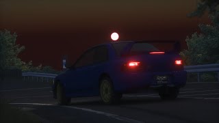 Takumi Test Drives the Impreza Initial D Remake [upl. by Ahsinauq]