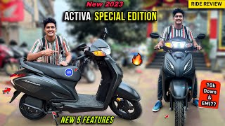 Finally 😱 Honda Activa OBD2 Special Edition Ride Review New Model 2023  Price Mileage Features Emi [upl. by Yrohcaz]