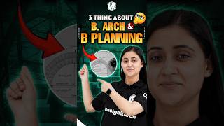 3 Differences Between B Arch amp B Planning NATA BArch PW 🔥 [upl. by Enaj792]