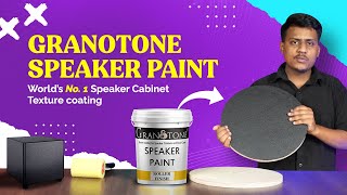 Ultimate Granotone Speaker Paint Review Durability Coverage and More [upl. by Hepzi769]